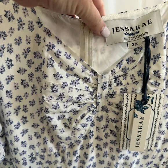 JessaKae Food Nanny collaboration Darla Dress NWT Women's Plus 3X - Picture 7 of 9